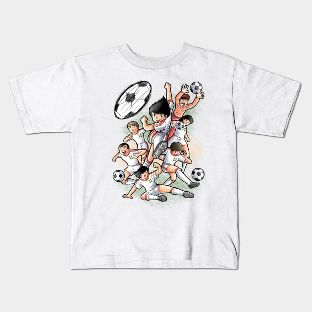 New team Kids T-Shirt by Cromanart